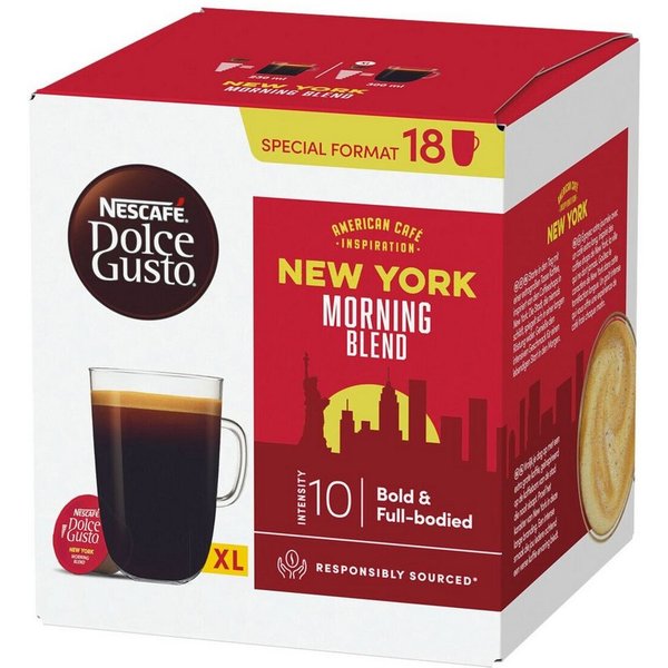 NESCAFÉ® Dolce Gusto® Kaffee Dolce Gusto® - New York Morning Blend, 18 Kapseln