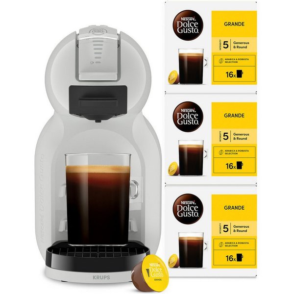 NESCAFÉ® Dolce Gusto® Kapsel-/Kaffeepadmaschine Mini Me 2 KP143G, kleine Größe, großer Geschmack, über 45 heiße und kalte Getränke