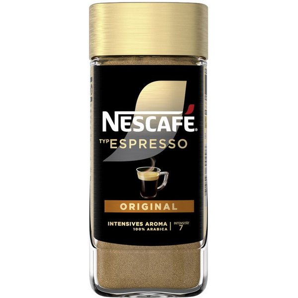 NESCAFE Kaffee, Nescafe Gold Espresso Intense Aroma löslicher Kaffee Arabica 100g