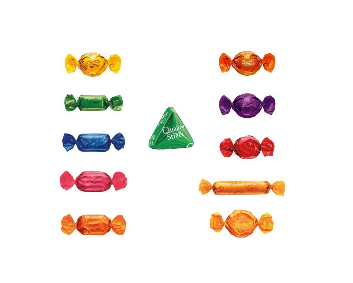 Nestlé Süßigkeit Quality Street, Pralinenmischung und Toffees, Box, 265 g, 265 g – Bild 2 von 2