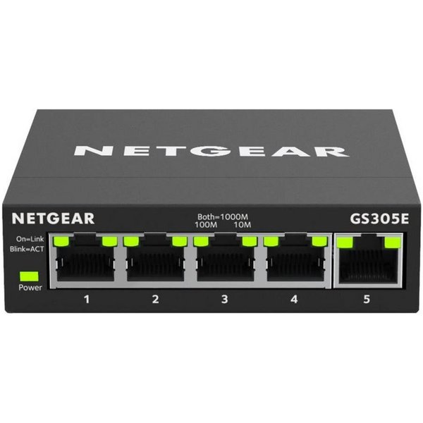 NETGEAR 5 Port Switch GS305E-100PES Netzwerk-Switch