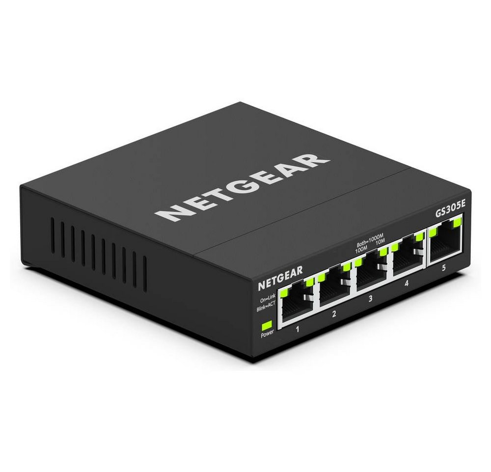 NETGEAR 5 Port Switch GS305E-100PES Netzwerk-Switch – Bild 3 von 5