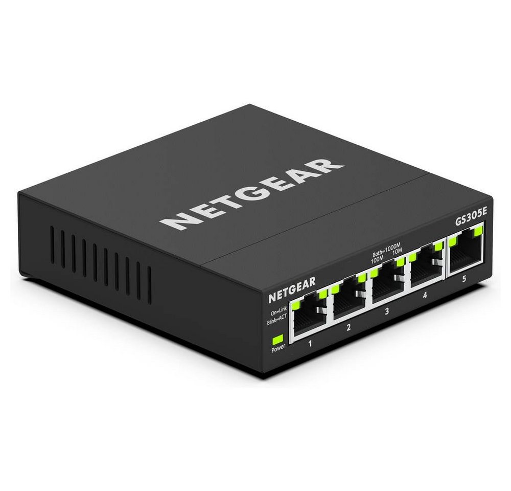 NETGEAR 5 Port Switch GS305E-100PES Netzwerk-Switch – Bild 4 von 5