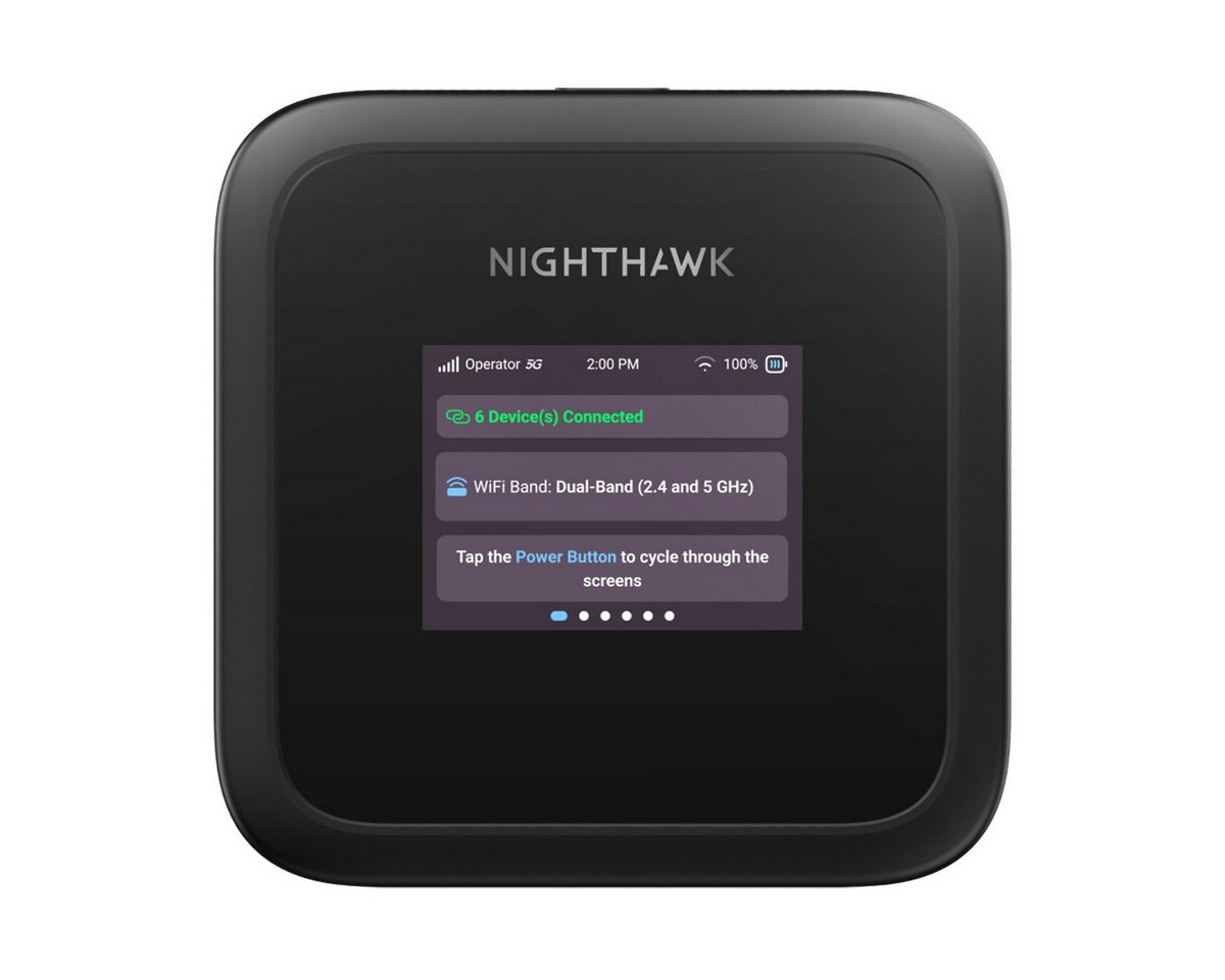 NETGEAR Nighthawk M3 Mobiler Router, Dual-Band WLAN (2,4 GHz & 5 GHz), 750 Mbit/s (AC750) – Bild 4 von 5