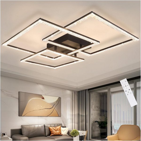 Nettlife LED Deckenleuchte LED Deckenleuchte Drei Quadratisches, LED fest integriert, Warmweiß Neutralweiß Kaltweiß, Schlafzimmer Büro Küche