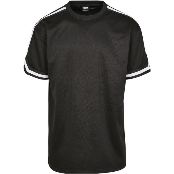 URBAN CLASSICS Netzshirt Urban Classics Herren Oversized Stripes Mesh Tee (1-tlg)
