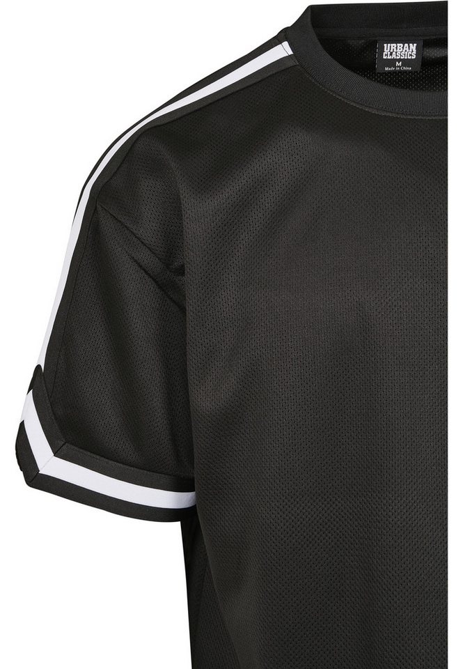 URBAN CLASSICS Netzshirt Urban Classics Herren Oversized Stripes Mesh Tee (1-tlg) – Bild 4 von 5