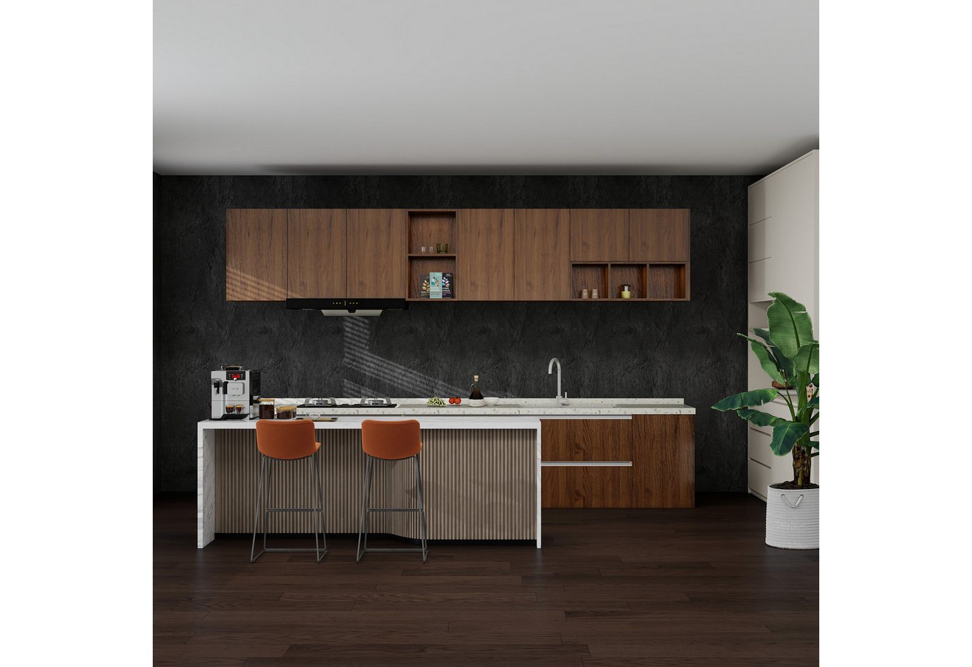 neu.haus Duschrückwand, (Set, 12-tlg), Wandpaneel »Bladel« 120 x 60 cm Urban Grey – Bild 3 von 5