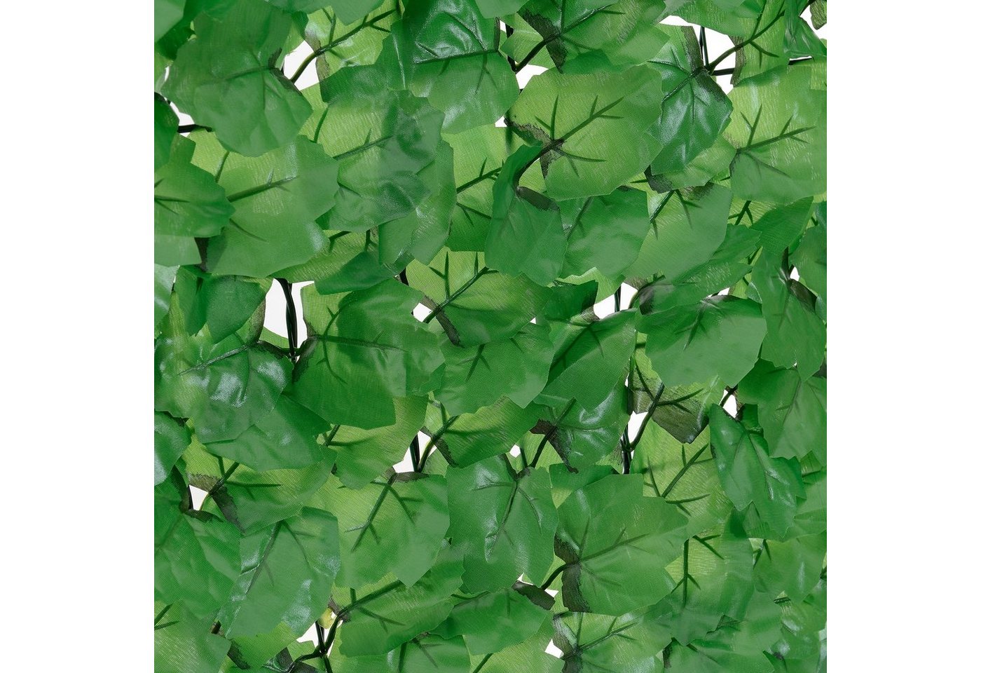 neu.haus Sichtschutzzug, Blätterzaun »Efeu« Sichtschutzzaun Balkon 300x100cm Grün – Bild 3 von 5