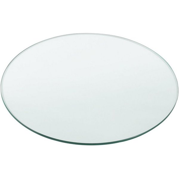 neu.haus Tischplatte, »Glasgow« Glasplatte ESG Sicherheitsglas 8mm Ø 50 cm Transparent