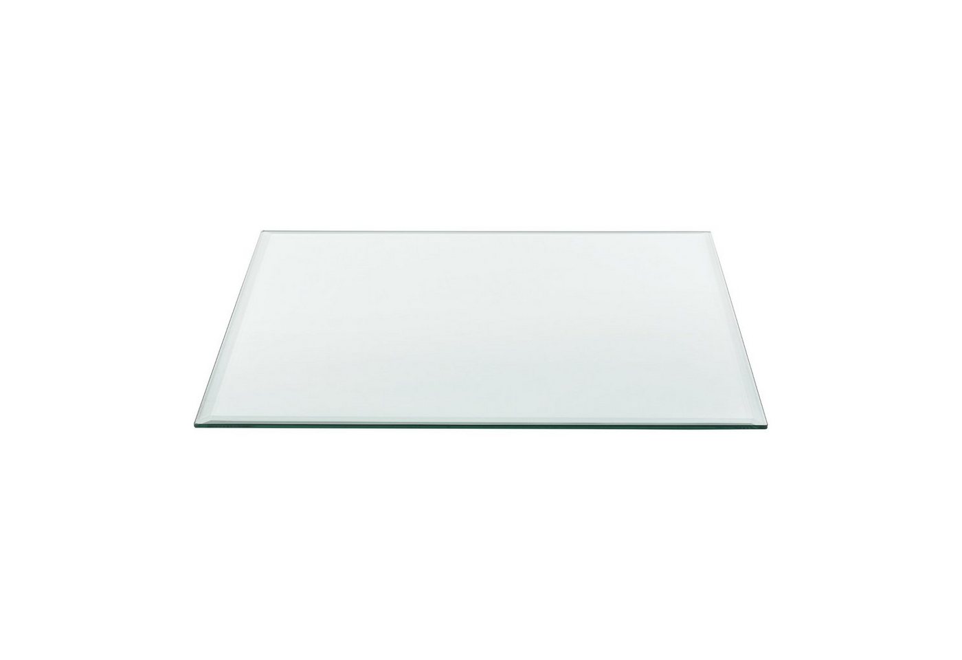 neu.haus Tischplatte, »Glasgow« Glasplatte ESG Sicherheitsglas 8mm 70 x 70 cm Transparent – Bild 3 von 4