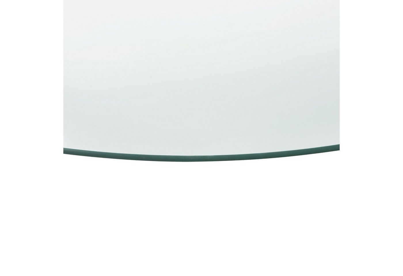 neu.haus Tischplatte, »Glasgow« Glasplatte ESG Sicherheitsglas 6mm Ø 90 cm Tropfenform – Bild 4 von 4