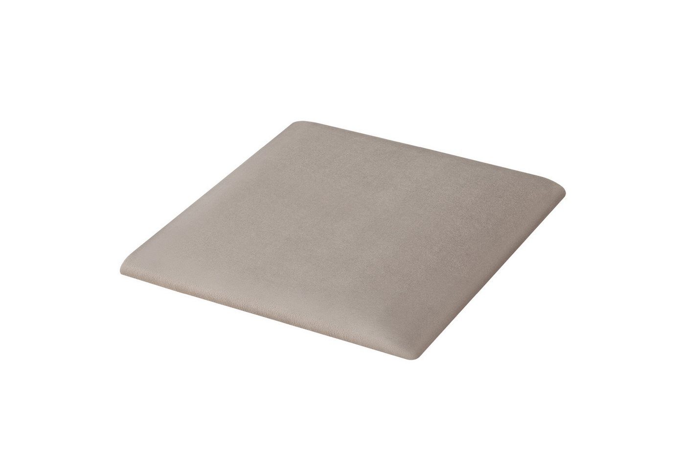 neu.haus Wandpolster, (Set, 4 Stück), »Carpino« Wandkissen Samt 30 x 30 cm Hellgrau – Bild 3 von 5