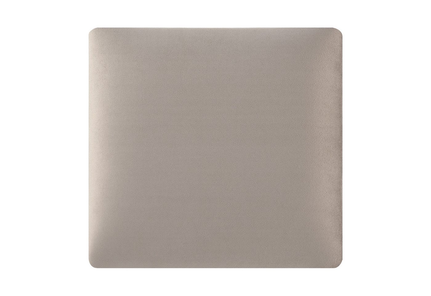 neu.haus Wandpolster, (Set, 4 Stück), »Carpino« Wandkissen Samt 30 x 30 cm Hellgrau – Bild 5 von 5