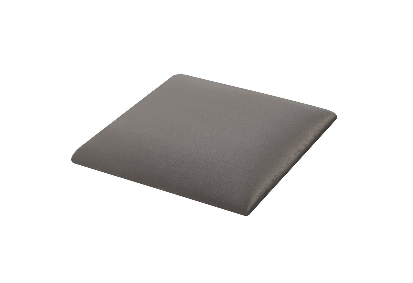 neu.haus Wandpolster, (Set, 4 Stück), »Carpino« Wandkissen Samt 30 x 30 cm Dunkelgrau – Bild 3 von 5