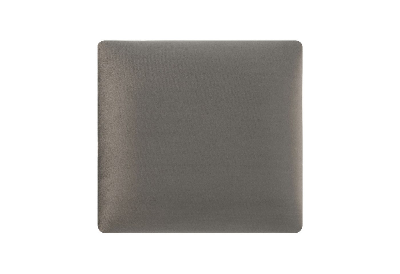 neu.haus Wandpolster, (Set, 4 Stück), »Carpino« Wandkissen Samt 30 x 30 cm Dunkelgrau – Bild 5 von 5
