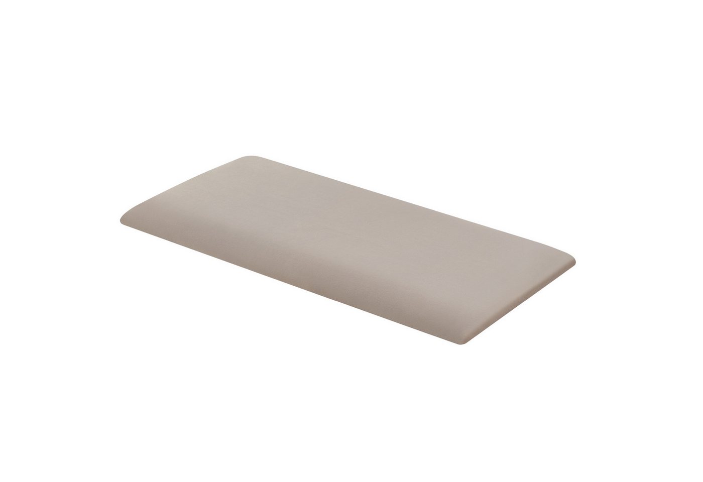 neu.haus Wandpolster, (Set, 3 Stück), »Carpino« Wandkissen Samt 60 x 30 cm Hellgrau – Bild 3 von 5