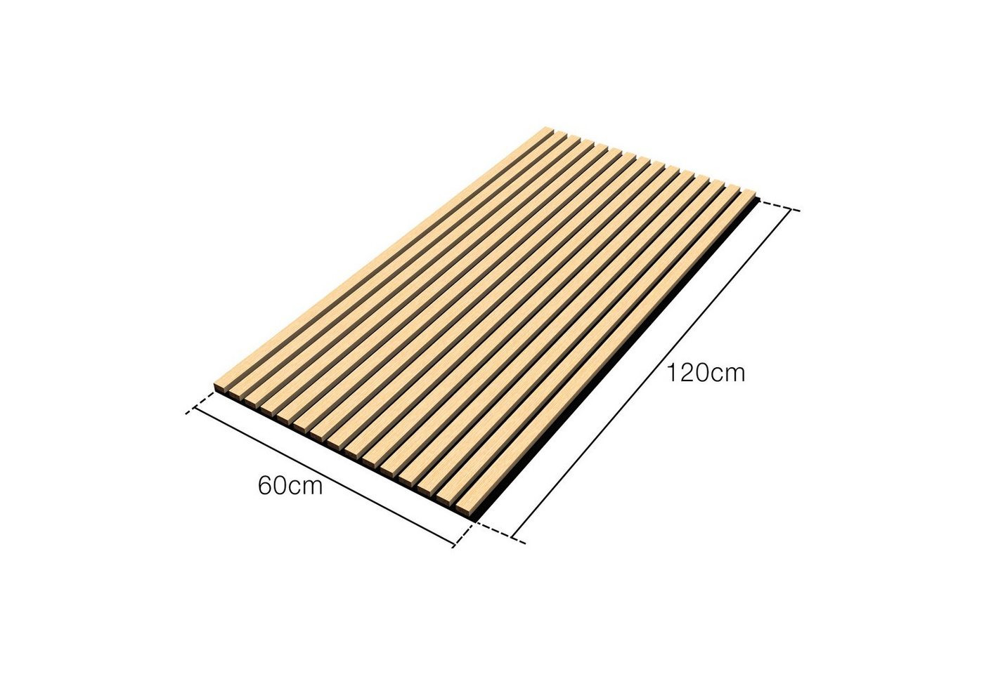 neu.holz 3D Wandpaneel, (Set, 16-tlg) »Vang« Akustik Wandpaneel Eiche 11,52m² – Bild 3 von 5