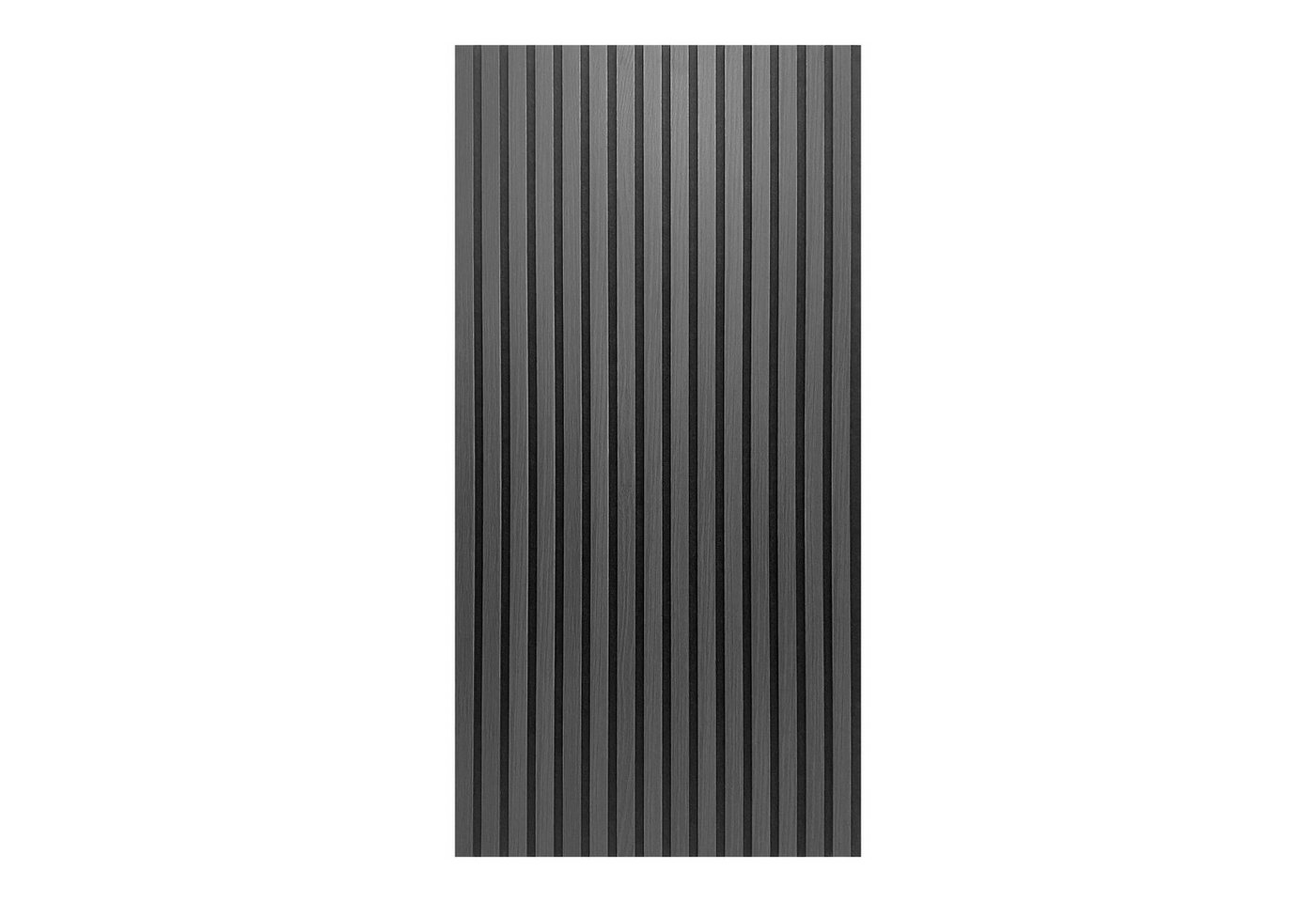 neu.holz 3D Wandpaneel, (Set, 4-tlg) »Vang« Akustik Wandpaneel im 4er Set Eiche, grau – Bild 5 von 5