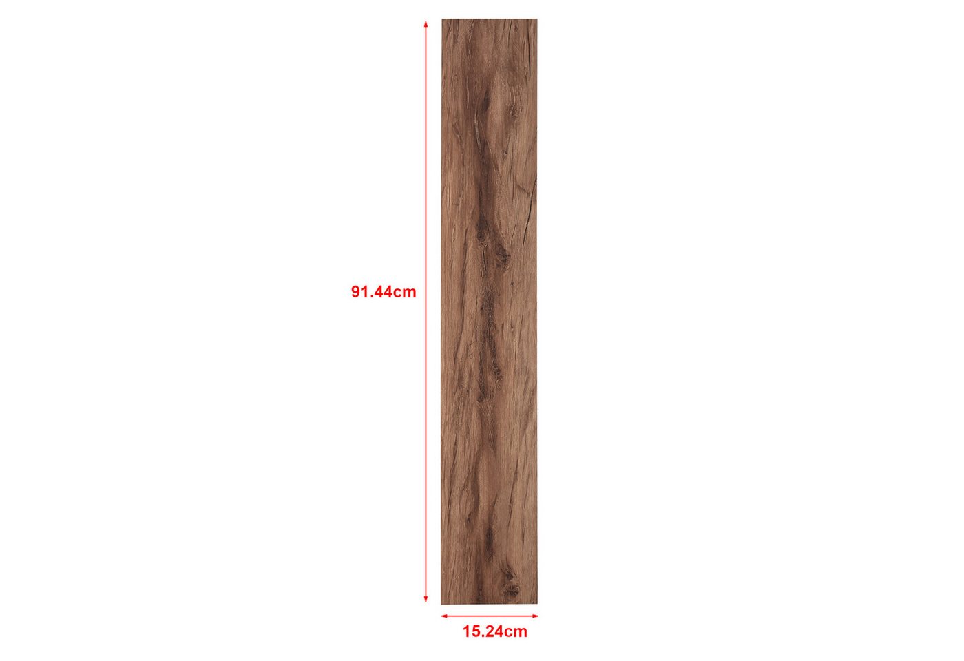 neu.holz Vinylboden, »Vanola« Vinyl Laminat Selbstklebend 3,92 m² Classic Warm Oak – Bild 4 von 5