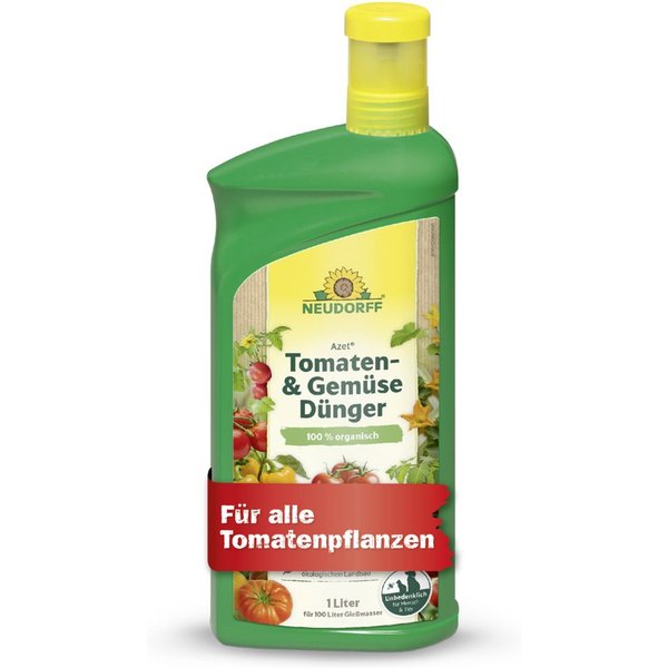 Neudorff Universaldünger Azet 1 Liter, 1 L für bis zu 200 L Gießwasser, NPK 3-3-3 mit Magnesium zur vielseitigen Nährstoffversorgung, Für Zimmer-, Balkon- und w