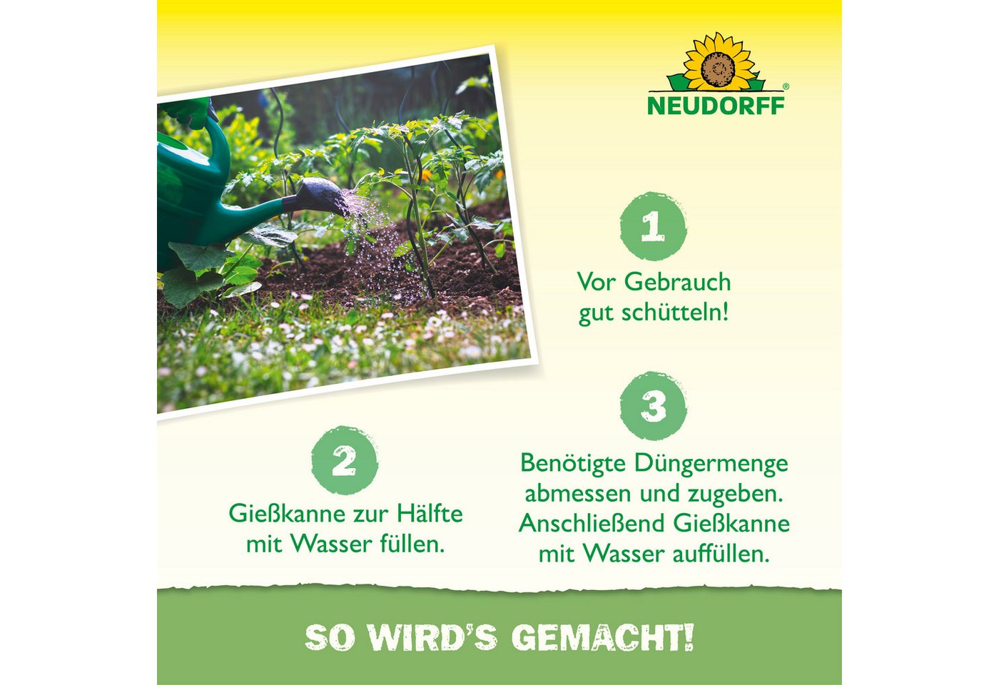 Neudorff Universaldünger Azet 1 Liter, 1 L für bis zu 200 L Gießwasser, NPK 3-3-3 mit Magnesium zur vielseitigen Nährstoffversorgung, Für Zimmer-, Balkon- und w – Bild 5 von 5