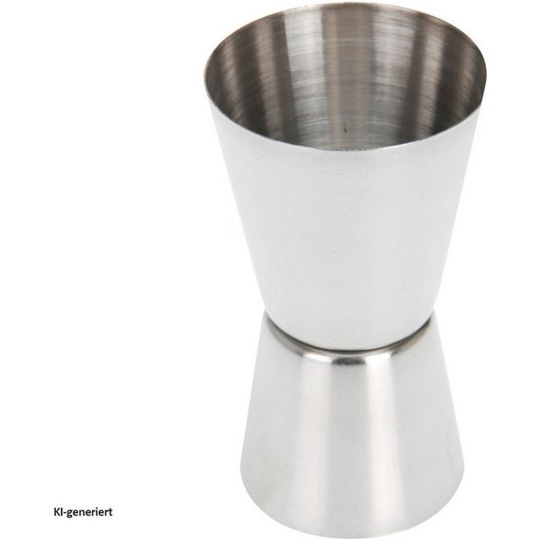 Neuetischkultur Messbecher Cocktailmessbecher 30 ml und 15 ml, Edelstahl, (Stück, 1-St., 1 Messbecher)
