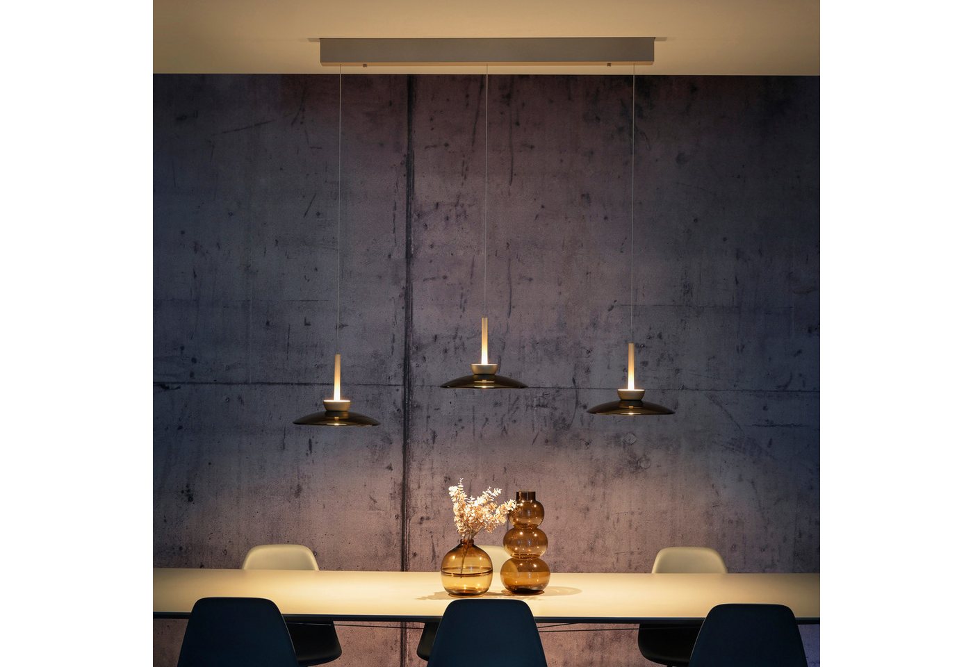 Neuhaus PURE LED Pendelleuchte PURE Moon, LED fest integriert, Warmweiß, Comfort Lift, dimmfähig über separaten Tronicdimmer – Bild 2 von 5