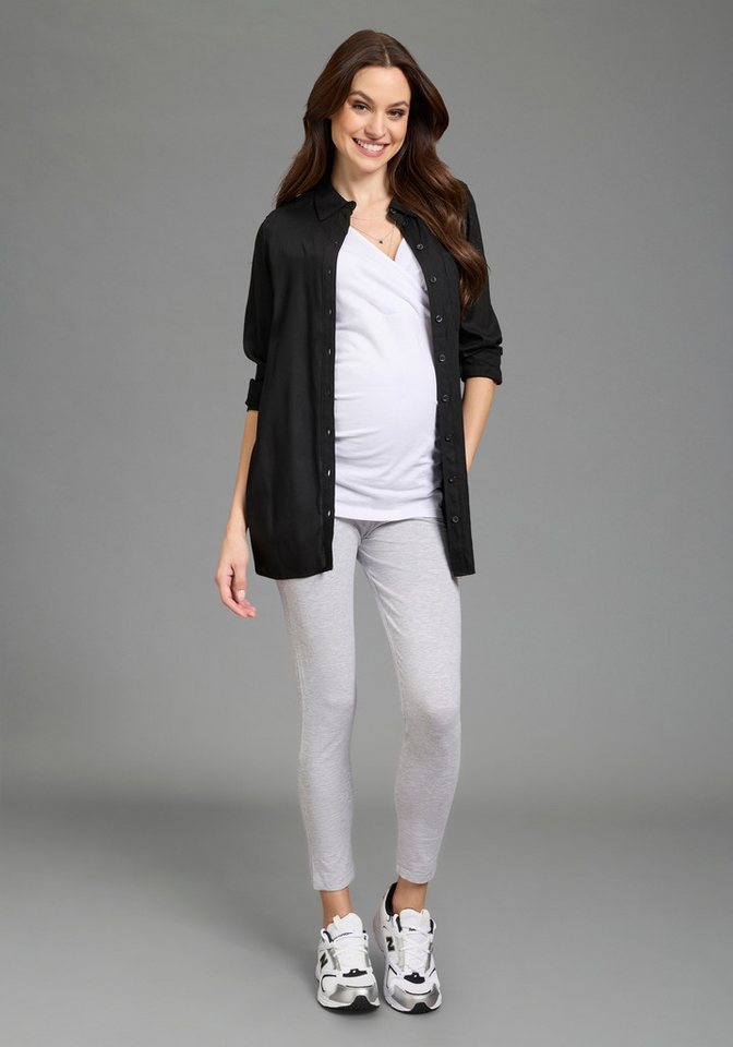 Neun Monate Umstandsleggings, Hose für Schwangerschaft und Stillzeit, bequem und gut kombinierbar – Bild 4 von 5