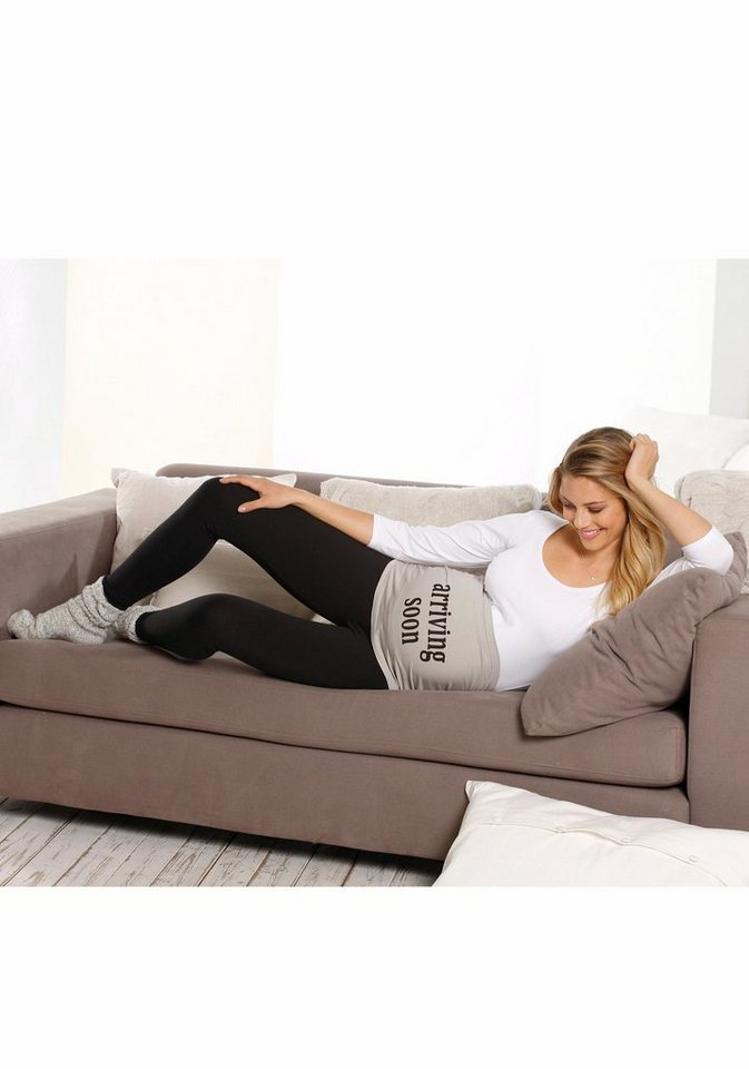 Neun Monate Umstandsleggings, Hose für Schwangerschaft und Stillzeit, bequem und gut kombinierbar – Bild 3 von 5