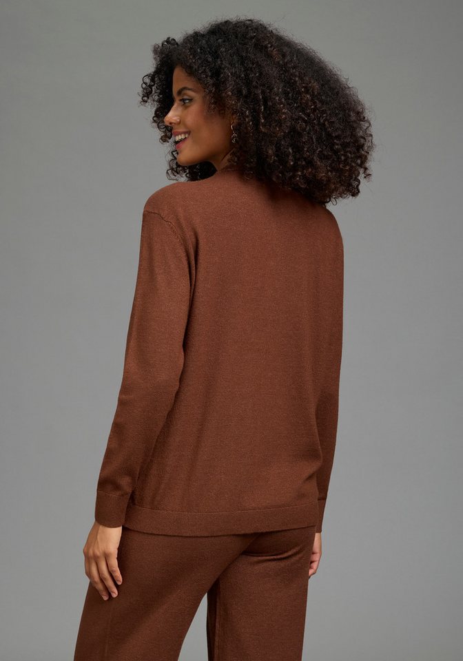 Neun Monate Umstandspullover Pullover für Schwangerschaft und Stillzeit Umstands-Pullover mit praktischer Öffnung zum Stillen – Bild 2 von 5