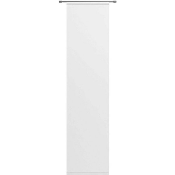 Neutex for you! Schiebegardine Galena Uni, 1 Stück, Klettband, halbtransparent (1 St), Klettband, halbtransparent, inkl. Befestigungszubehör, Breite: 57 cm