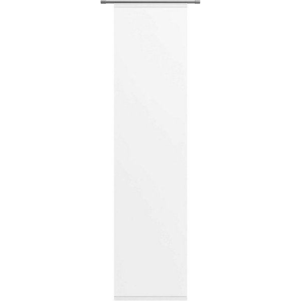 Neutex for you! Schiebegardine Galena Uni, 1 Stück, Klettband, halbtransparent (1 St), Klettband, halbtransparent, inkl. Befestigungszubehör, Breite: 57 cm