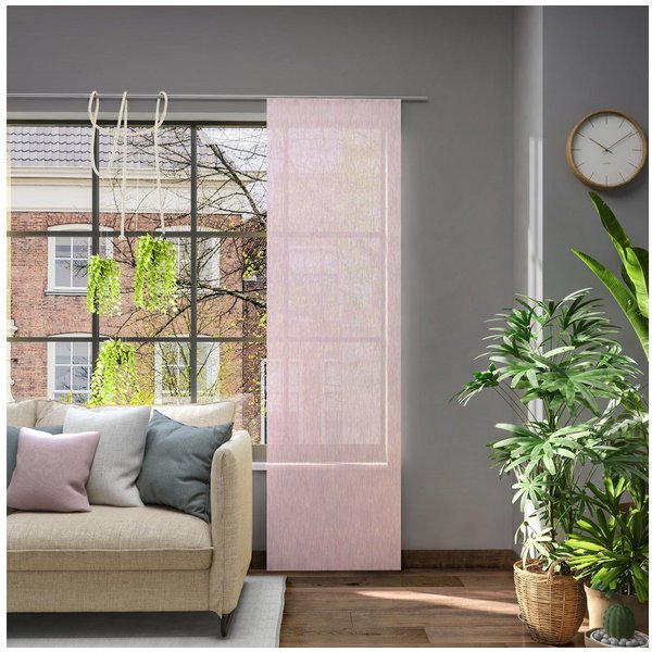Neutex for you! Schiebegardine Libre (1 St), Paneelwagen, halbtransparent, Jacquard, 60 x 245 cm (B x H)