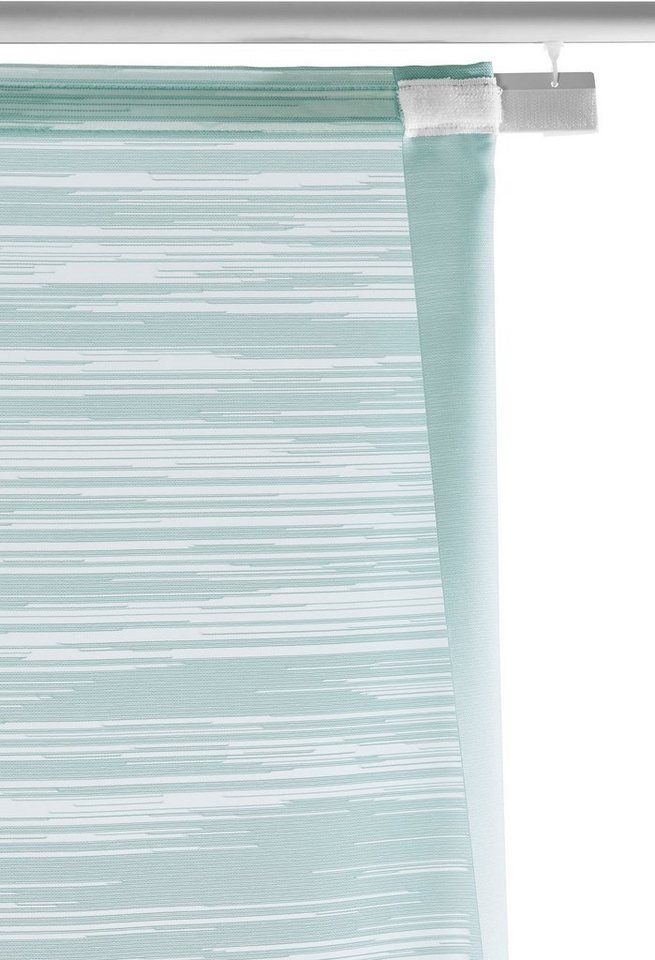 Neutex for you! Schiebegardine Padova (1 St), Klettband, halbtransparent, Scherli, inkl. Befestigungszubehör, Breite: 57 cm – Bild 5 von 5