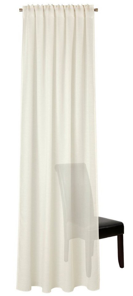 Neutex for you! Vorhang Biella (1 St), verdeckte Schlaufen, halbtransparent, Jacquard, HxB: 245x142, Schal mit verdeckten Schlaufen – Bild 2 von 5