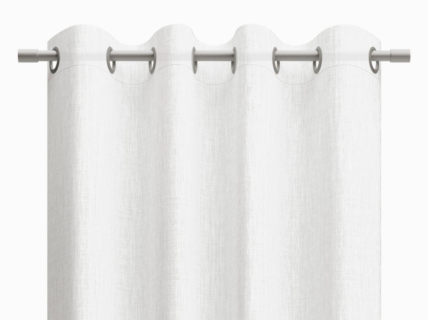 Neutex for you! Vorhang Libre (1 St), Ösen, halbtransparent, Jacquard, Breite 142 cm, nach Maß – Bild 4 von 5