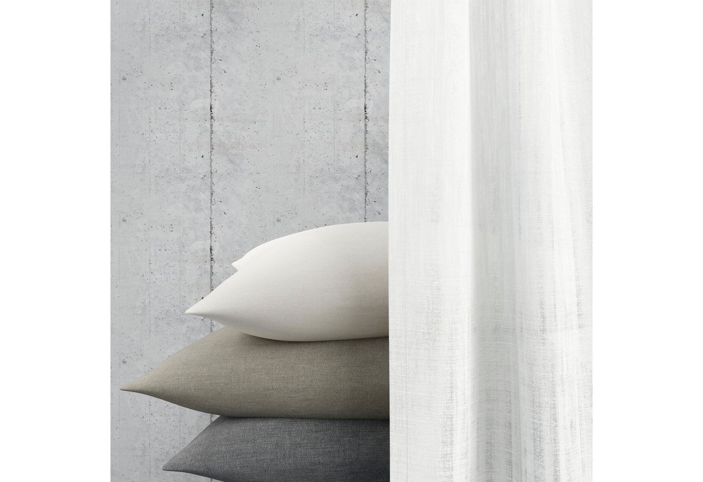 Neutex for you! Vorhang Libre (1 St), Ösen, halbtransparent, Jacquard, Breite 142 cm, nach Maß – Bild 5 von 5