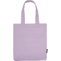 Neutral Bio-Tragetasche mit Bodenfalte, dusty purple