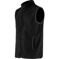 Neutral Unisex Fleeceweste aus recyceltem PE, schwarz, Gr. S