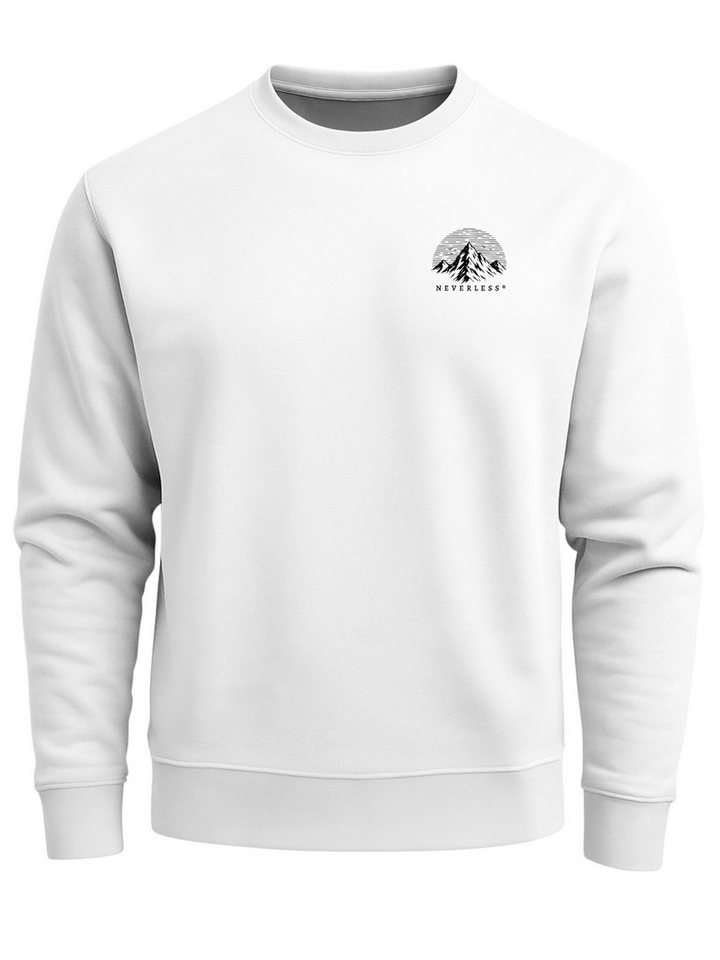 Neverless Sweatshirt Herren Sweatshirt mit Rückenprint - Into the Unknown - Regular Fit – Bild 4 von 5