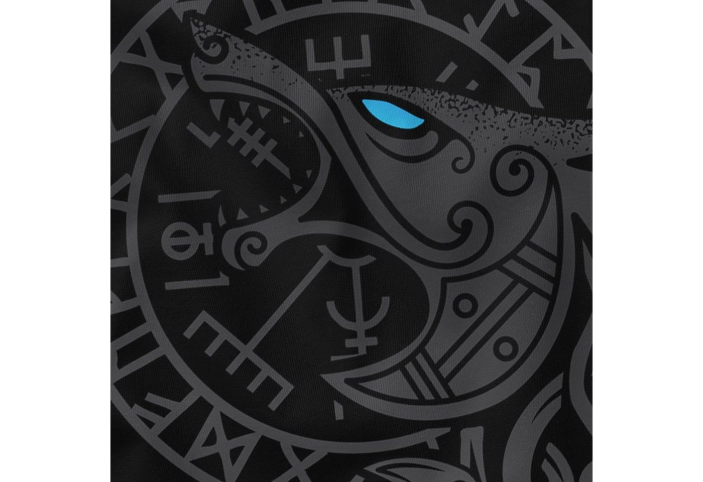 Neverless Tanktop Herren Tank-Top Wikinger Kompass Fenriswolf Fenrir Vegvisir Wolf mit Print – Bild 3 von 5