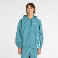 NEW BALANCE Herren Jacke Trackside Woven Jacket, Größe L in Blau