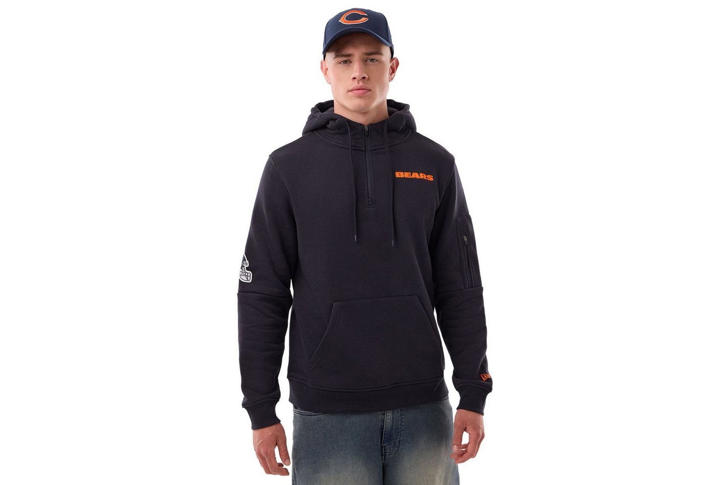 New Era Kapuzenpullover Quarter NFL Chicago Bears – Bild 2 von 5