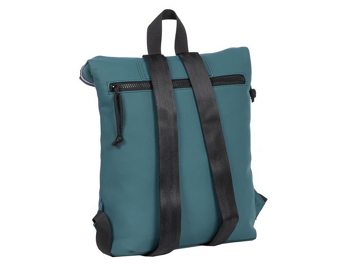 NEW REBELS Freizeitrucksack Damen klein Rucksack Handtasche Tasche, Reise Freizeit Bag wasserabweisend aus Plane + bagboom Etui – Bild 2 von 5
