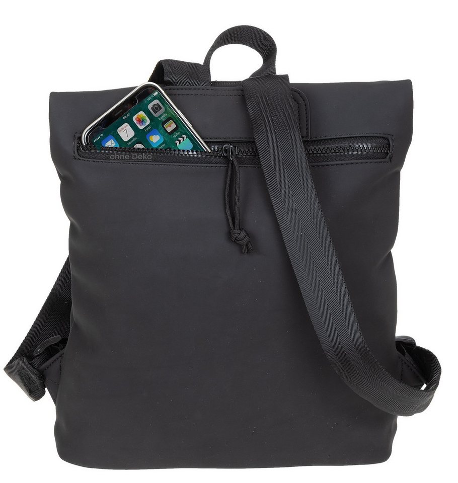 NEW REBELS Freizeitrucksack Damen klein Rucksack Handtasche Tasche, Reise Freizeit Bag wasserabweisend aus Plane + bagboom Etui – Bild 4 von 5