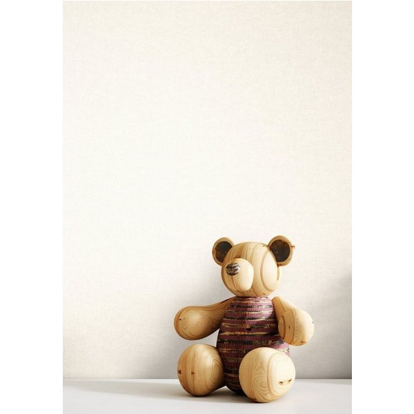 Newroom Vliestapete Baloon Uni Creme Tapete Universal Unifarbe,Struktur,Leinen Optik, Creme Tapete Modern Unifarbe - Universal Einfarbig Natur Weiß Uni Struktur