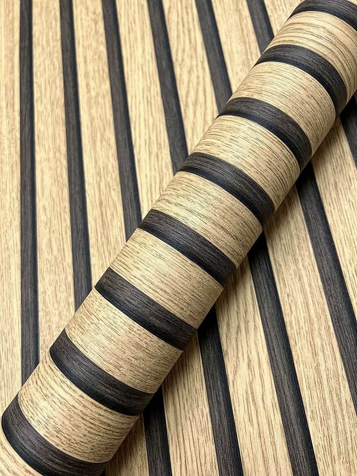 Newroom Vliestapete Paneel 2,5x0,53m Barcley Nature Tapete Holztapete, Holzwand Lamellen - Lamellenwand Naturholz Skandi Modern Wohnzimmer Schlafzimmer Tapete H – Bild 4 von 5