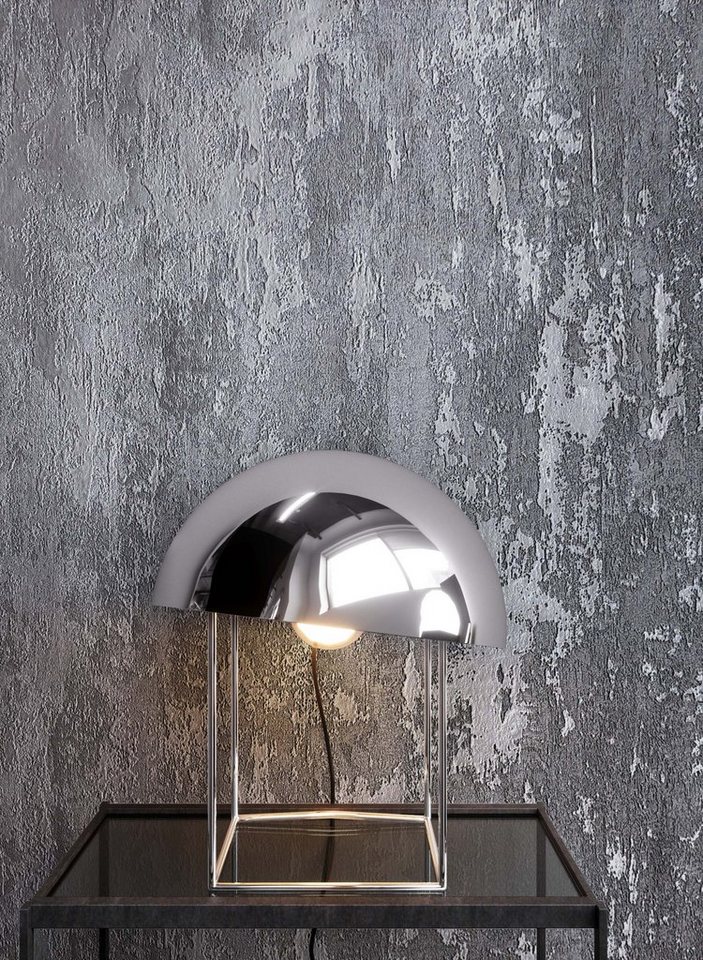 Newroom Vliestapete Specta Argento Tapete Tapete,Grau,Glitzer Beton, modern – Bild 3 von 3