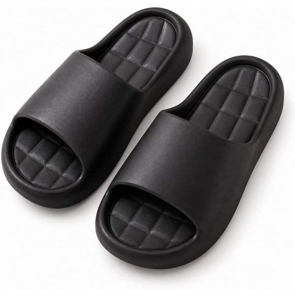 NEXORA Hausschuhe, Badeschuhe Damen & Herren, weiche Hausschuhe Badeschuh (Paar) 2in1 als Hausschuhe & Badeschuhe nutzbar